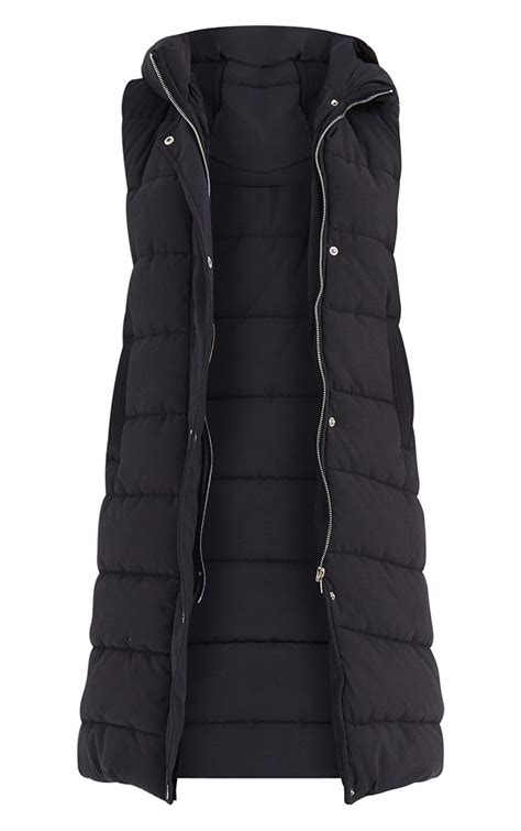 ladies long gilet without hood.